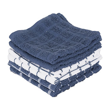 Ritz Terry Dc Set Federal 6-pc. Towels + Dish Cloths, Color: Federal Blue -  JCPenney