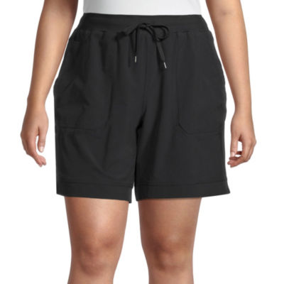 St. John's Bay Womens Bermuda ShortPlus