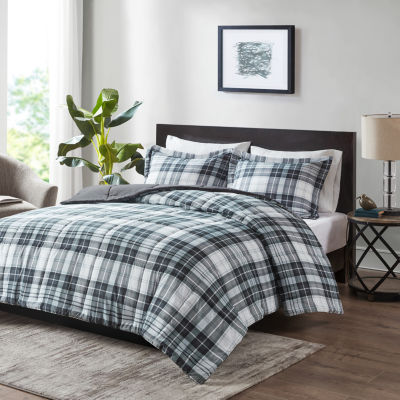 Madison Park Essentials Hartford Plaid Down-Alternative Comforter Set