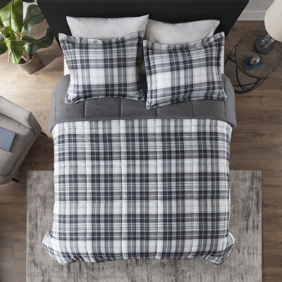 Madison Park Essentials Hartford Plaid Down-Alternative Comforter Set