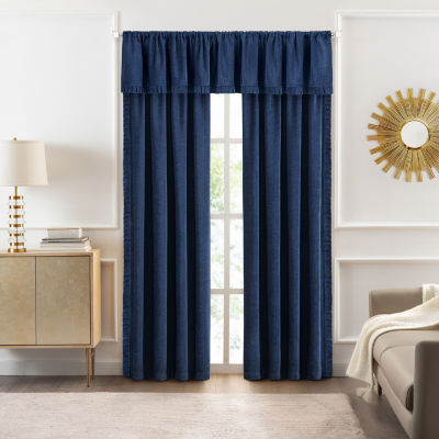 Achim Bordeaux Rod Pocket Federal + Tuck Valances