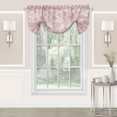 Achim Charlotte Rod Pocket Waterfall Valance