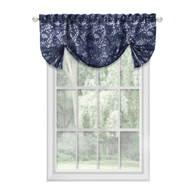 Achim Charlotte Rod Pocket Waterfall Valance