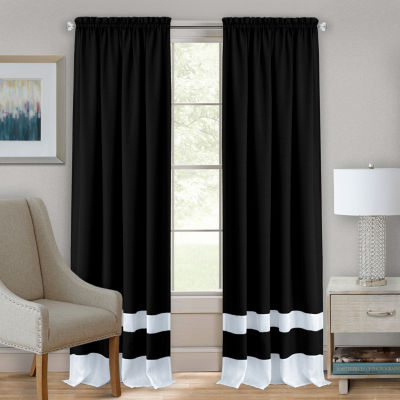 Achim Darcy Rod Pocket Light-Filtering Single Curtain Panel