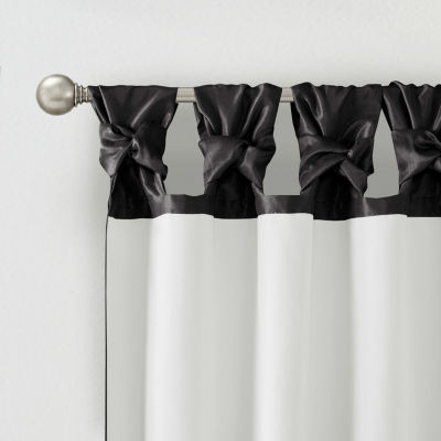 Madison Park Natalie Twisted Tab Light-Filtering Top Single Curtain Panel