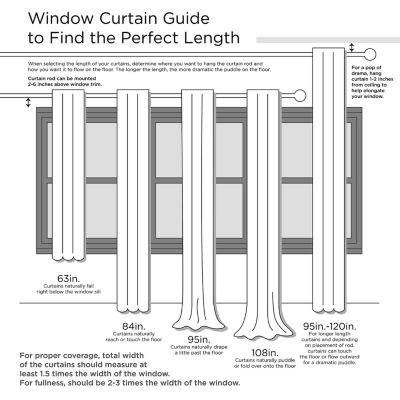 Madison Park Natalie Tab Top 100% Blackout Single Curtain Panel