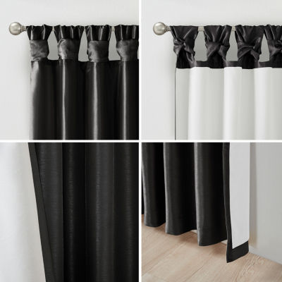 Madison Park Natalie 100% Blackout Tab Top Single Curtain Panel