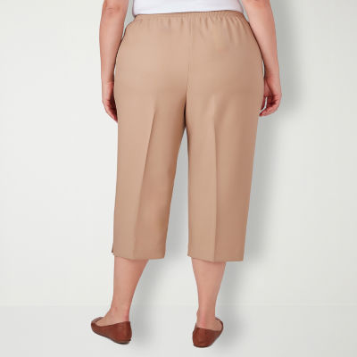 Alfred Dunner Classics Mid Rise Plus Capris