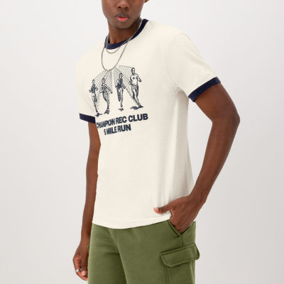 Champion Mens Crew Neck Short Sleeve Graphic T-Shirt