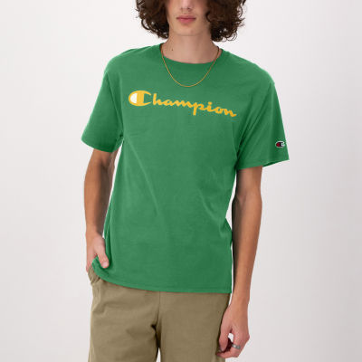 Champion Graphic Jersey Mens Crew Neck Short Sleeve T-Shirt