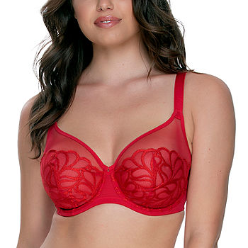 Paramour Women's Plus Size Lotus Embroidered Unlined Bra - Rose Tan 40H