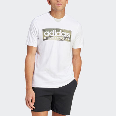 adidas Mens Crew Neck Short Sleeve T-Shirt