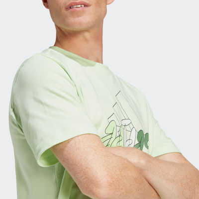 adidas Mens Crew Neck Short Sleeve Active T-Shirt