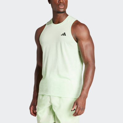 adidas Mens Crew Neck Sleeveless T-Shirt