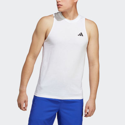 adidas Mens Crew Neck Sleeveless T-Shirt