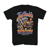 Mens Short Sleeve Boxing Graphic T-Shirt, Color: Ath Htr