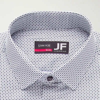 J. Ferrar 360 Stretch Performance Mens Slim Fit Stretch Fabric Long Sleeve Dress Shirt