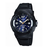 U.S. Polo Assn.® Mens Black Silicone Strap Analog/Digital