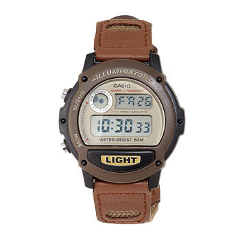 Casio Men's Digital Black and Grey Nylon Strap G-Shock Watch