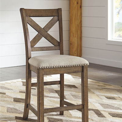 Signature Design by Ashley® Kavarna Set of 2 Upholstered Counter Height Stools