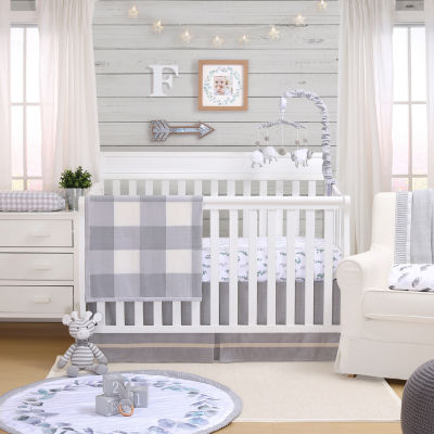 The Peanutshell Farmhouse Changing Pad Cover