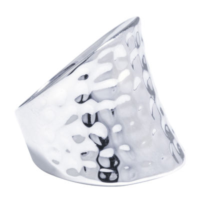 Sparkle Allure Womens Pure Silver Over Brass Band