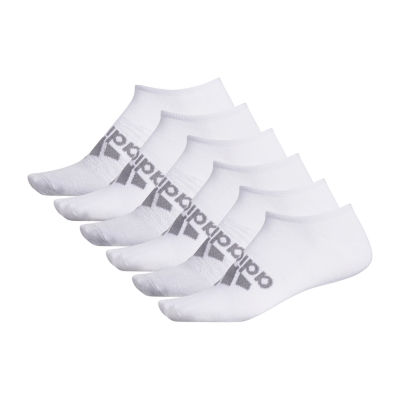 adidas Mens 6 Pair No Show Socks