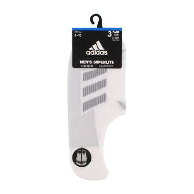 adidas Mens Breathable 3 Pair Liner Socks
