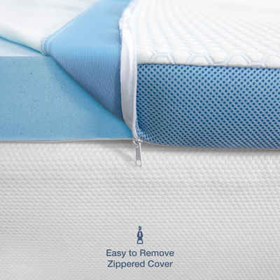 SensorPEDIC 3" Elite Cooling Memory Foam Mattress Topper