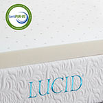 Lucid 3 Inch Memory Foam Mattress Topper