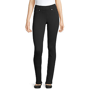 Calvin Klein Women's Legging with Ankle Slit, Black at  Women's  Clothing store