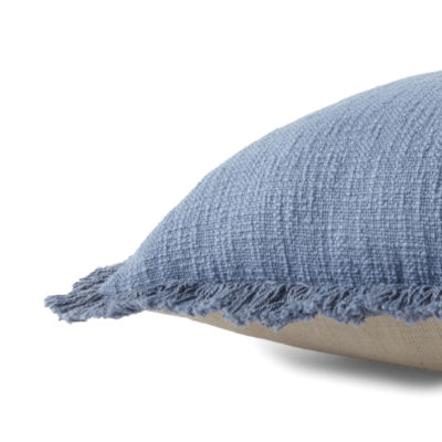 Linden Street Solid Texture Slub Oblong Throw Pillow