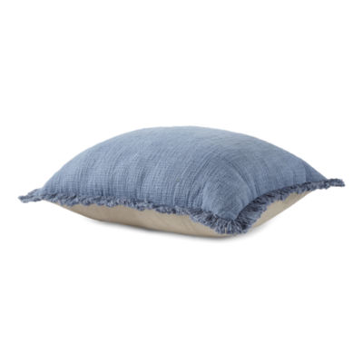 Linden Street Solid Texture Slub Oblong Throw Pillow