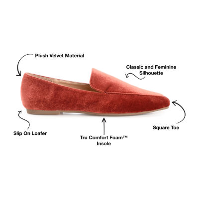 Journee Collection Silas Womens Square Closed Toe Loafers