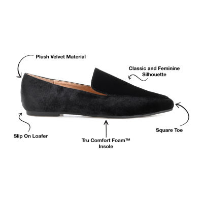 Journee Collection Womens Silas Square Toe Loafers