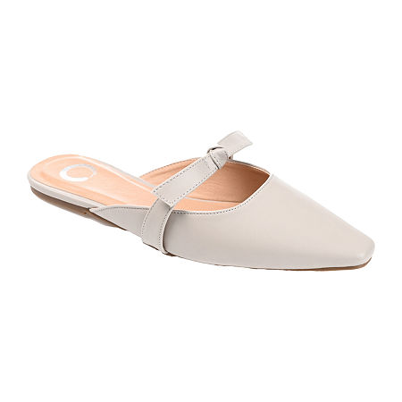 Journee Collection Womens Missie Square Toe Mules, 10 Medium, Gray