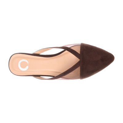 Journee Collection Reeo Womens Round Closed Toe Mules