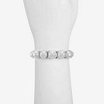 Monet Jewelry Simulated Pearl Stretch Bracelet