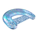 South Beach Iridescent Inflatable Lounger Chair Pool Float