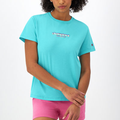 Champion Womens Crew Neck Short Sleeve T-Shirt