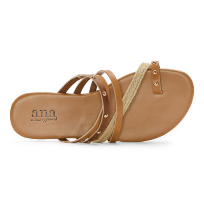 a.n.a Womens Multi Toe Strap Sandals