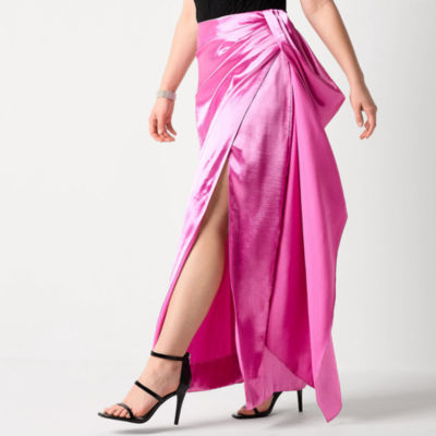 Johnny Wujek for JCPenney Womens-Juniors Plus Long Maxi Skirt