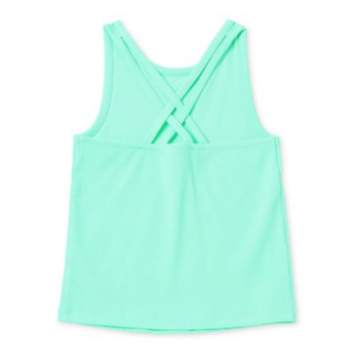 Okie Dokie Toddler & Little Girls Active Round Neck Tank Top