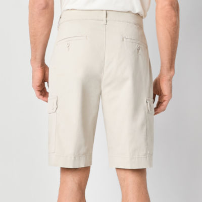 St. John's Bay Mens 10" Mid Rise Stretch Fabric Cargo Short