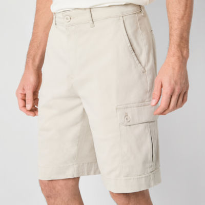 St. John's Bay Mens 10" Mid Rise Stretch Fabric Cargo Short