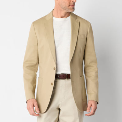 Stafford Mens Classic Fit Sport Coat, Color: Khaki - JCPenney