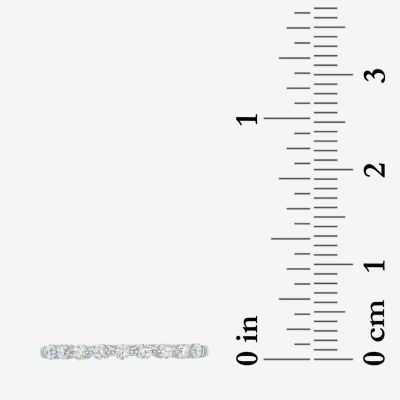 (G-H / Si2-I1) 1/2 CT. T.W. Lab Grown White Diamond 10K Gold Band