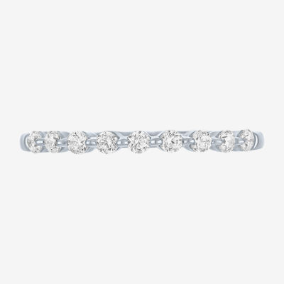 (G-H / Si2-I1) 1/2 CT. T.W. Lab Grown White Diamond 10K Gold Band