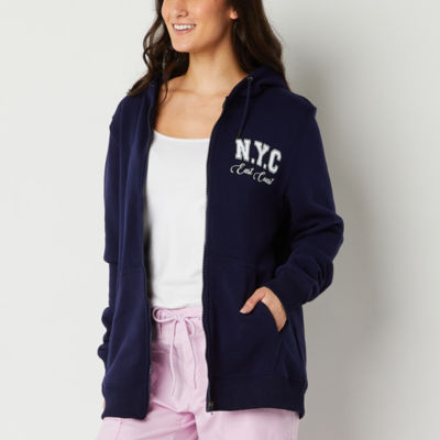 MIKEN Juniors Nyc Athletic Department Womens Long Sleeve Zipper