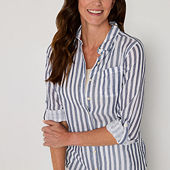 Women's Tall White Shirt: Women's Tall Button-Up Dress Shirt – American Tall